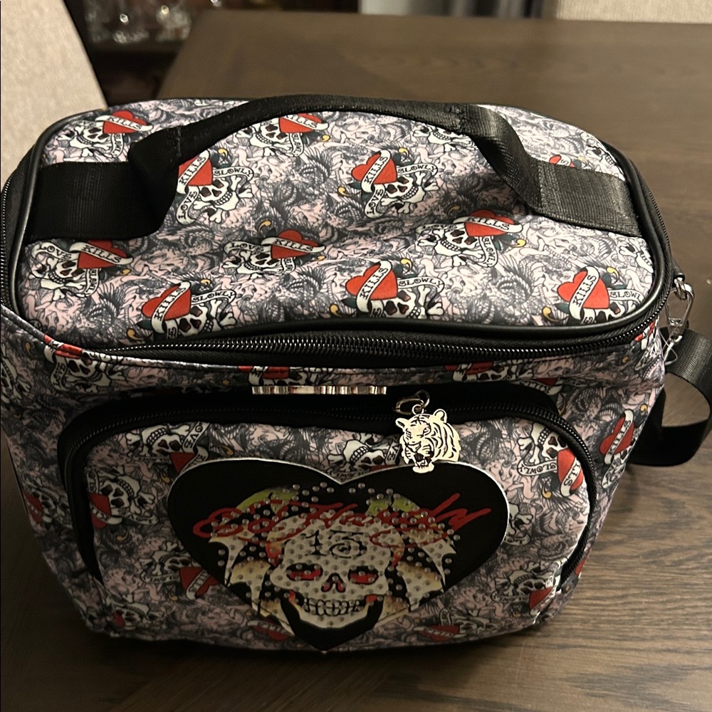 Ed Hardy Leopard and Skull Print Lunch Bag 
 Coolers. 10x8x6   PICK ONE…. - Picture 6 of 9
